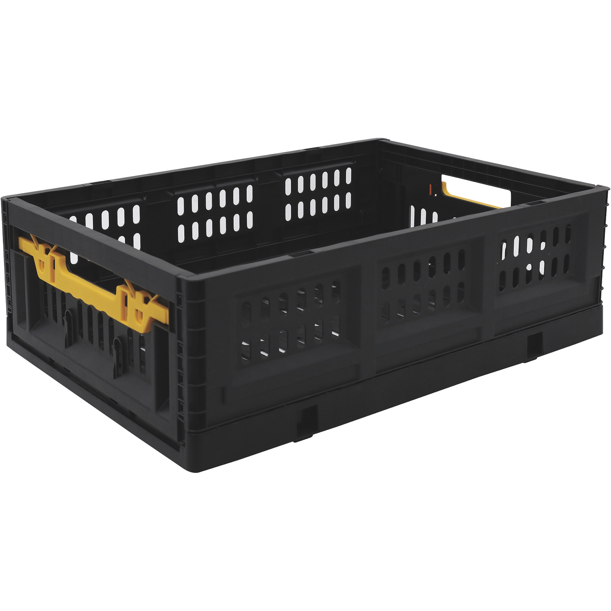 X-Space Stackable Folding Crate, 23-1/2in.W x 7-1/16in.H